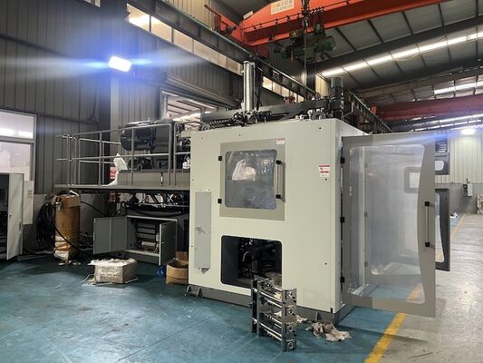 100L Capacity Extrusion Blow Molding Machine with Auto Deflashing and Double Station Design for Plastic Barrels and Tool Boxes