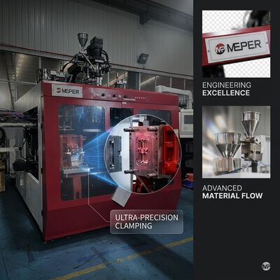 70mm Screw Extrusion Blow Molding Machine for 10L Plastic Bottles